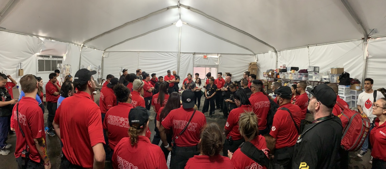 ParaDocs medical team on site 5