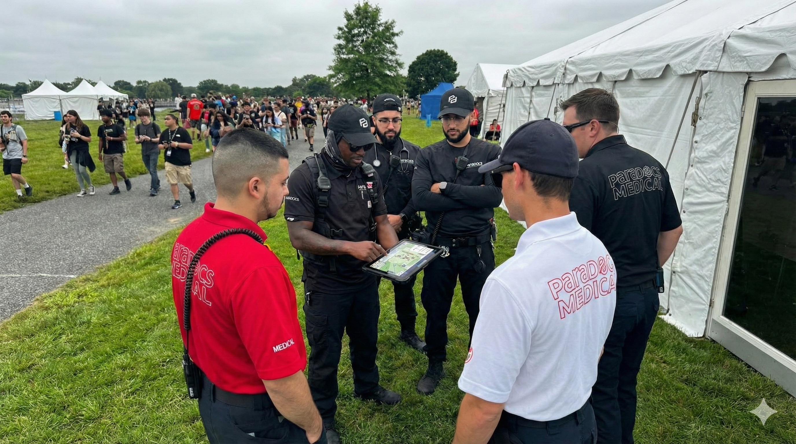 ParaDocs medical team on site 3